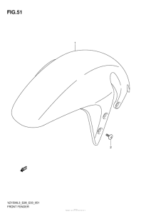 VZ1500 Переднее крыло