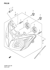 DL650 (ABS) Фара