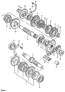 RM100 Трансмиссия