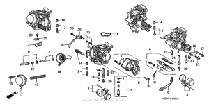 VF750C Компоненты карбюратора