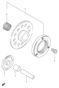 DR200 Муфта стартера
