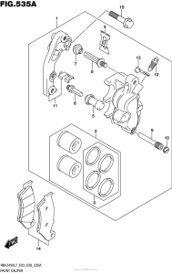 RM-Z450 Передние тормоза