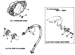 XT500 Боковые крышки