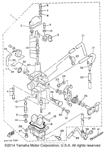 TW200E Карбюратор