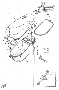 CW50RSX Сидение