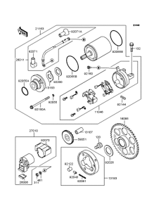 ZX400 Стартер