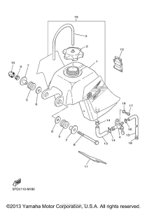 PW50D1 Топливный бак