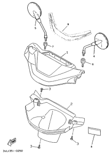 CW50R Motorverkleindung