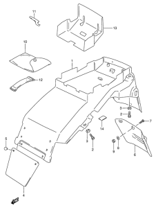 RF900 Заднее крыло