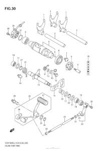 VZR1800 Механизм  переключения передач