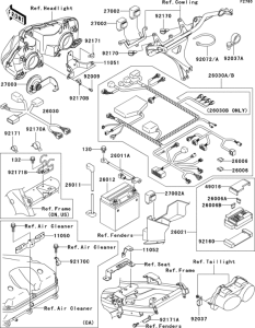 ZX900 Электрика