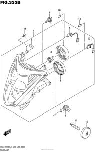 GSX1300R (ABS) Headlamp (Gsx1300Ral6 E28)