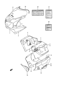 GSX-R1100 Cowling body