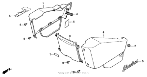 VT700C Боковые обтекатели