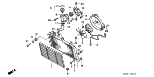 ST1100 Радиатор