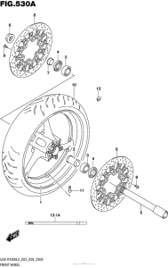 GSX-R1000 Переднее колесо