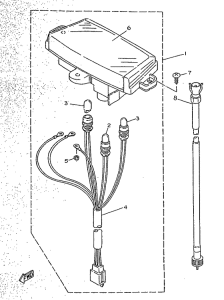 CY50R Panel de cuenta kms. y testigo