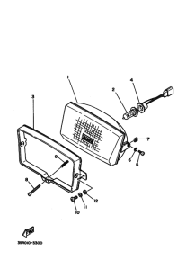 CH50EE Headlight assy