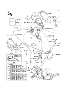 VN900 Tank fuel