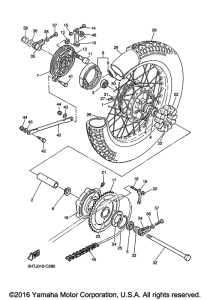SR400 Переднее колесо