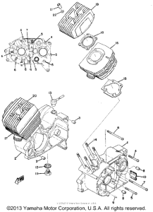 CS3C Картер двигателя