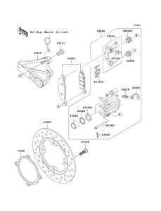 ZR750 Rear brake(h4 / h5)
