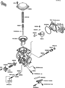 VN1500 Carburetor parts(1 / 2)