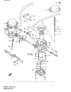 GS500 Carburetor assy
