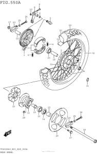 TU250 Переднее колесо