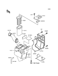 KMX80 Воздушный фильтр