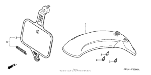 XR50R Переднее крыло