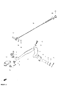 RM250 Передний суппорт