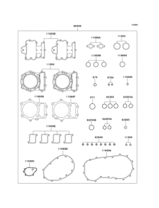  Комплект прокладок