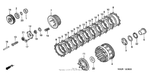 ST1100P Сцепление
