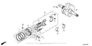 NSS300 Коленчатый вал и поршни