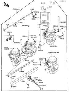 ZX750 Carburetor assy