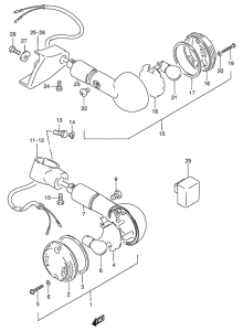 VS800 Поворотники
