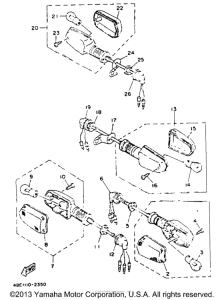 XT225E Поворотники