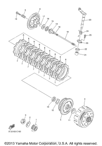 WR450F Сцепление