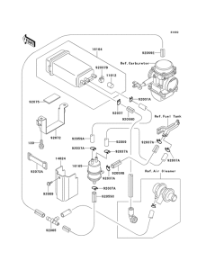 EX500 Испарительная система топлива