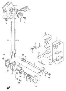 RG125 Клапан выхлопа