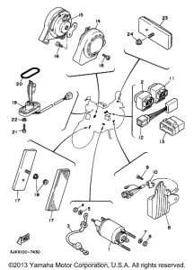 XV1100SKC Электрика