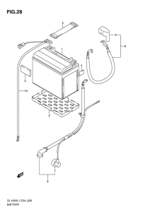 DL1000 Аккумулятор