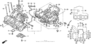 CB750 Картер двигателя