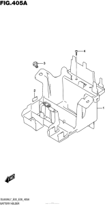 DL650X (ABS) Battery Holder