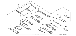 VTR1000SP Инструмент