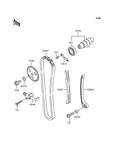 BJ250 Распредвал