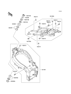 ZX600 Frame comp