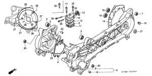 PK50 Картер двигателя