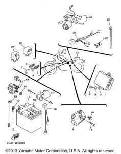 XV250 Электрика